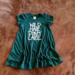 Girls Wild Hair Dont Care Swing Top